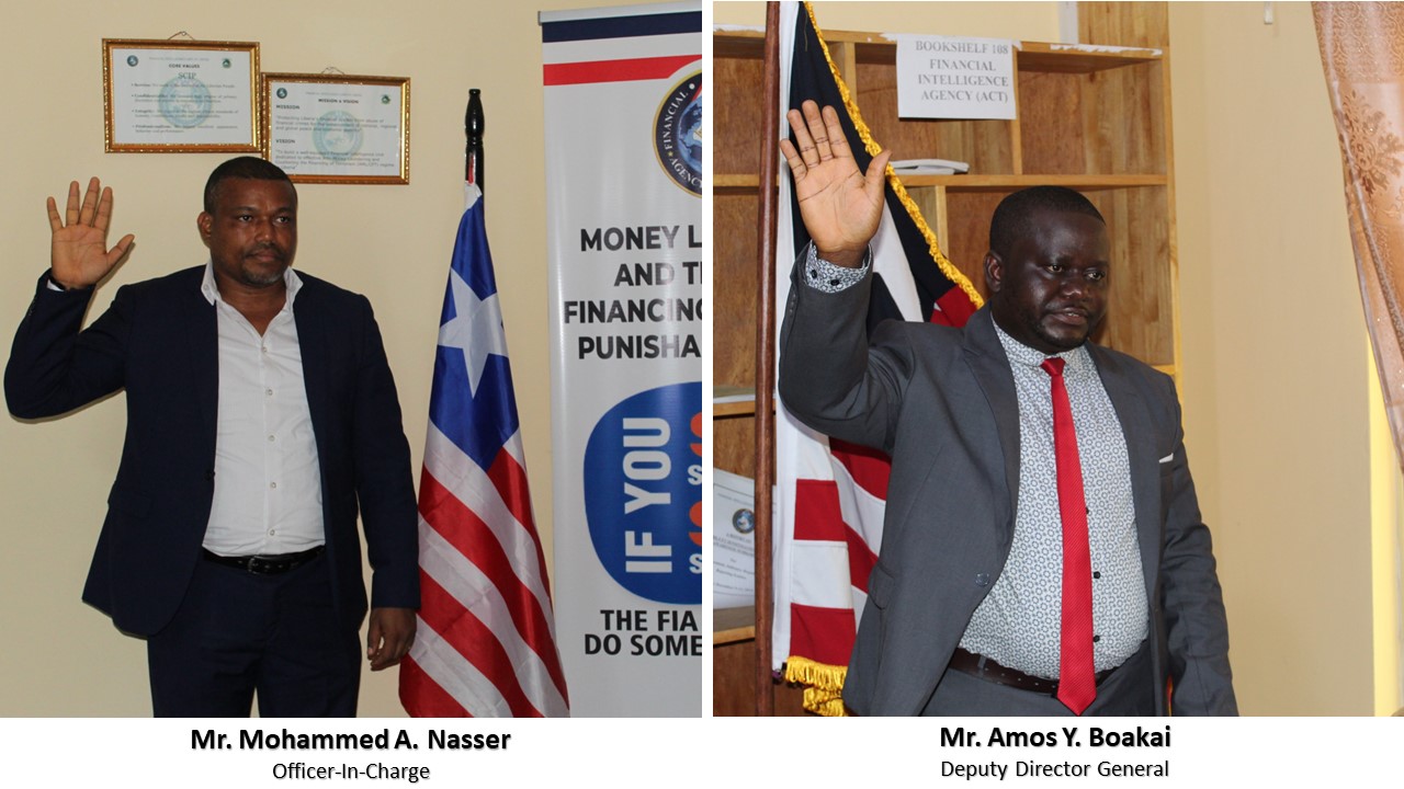 President Boakai Appoints New Officials to Lead the Financial Intelligence Agency of Liberia