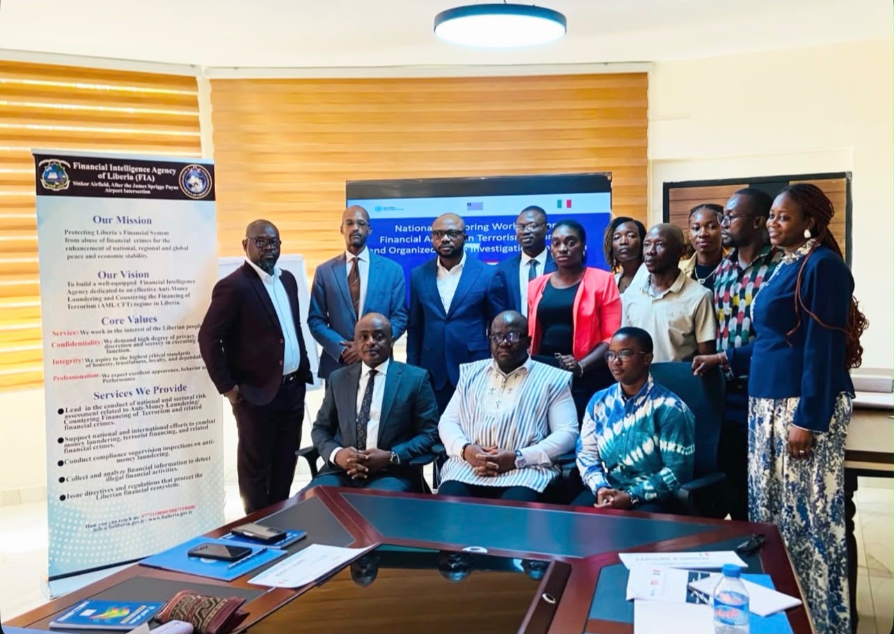UNODC Concludes Three-Day Workshop on Terrorism Financing and Organized Crime For FIA Analysts in Monrovia